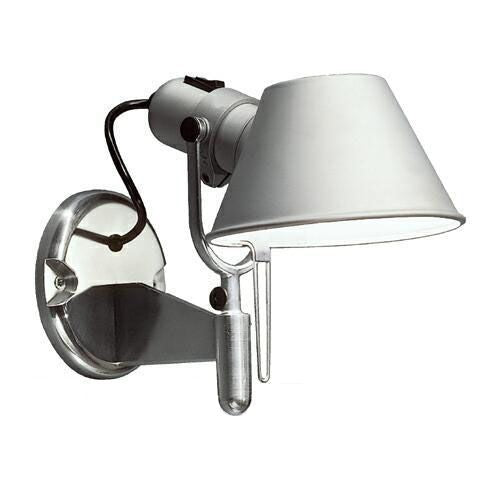 Tolomeo Faretto Bordlampe Artemide Alu Grå Uden Afbryder