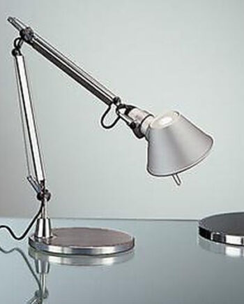Tolomeo Micro Led Aluminium Bordlampe Artemide Med Bordklemme