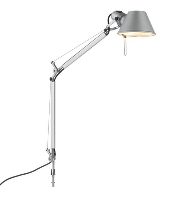 Tolomeo Mini Bordlampe Alumimium Bordbolt
