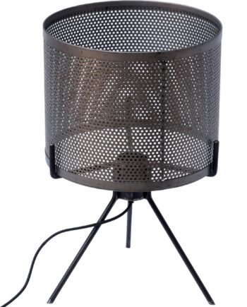 Trademark Living Rund Bordlampe Jern Klar Lak