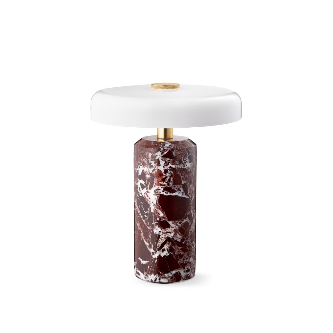 Trip Bordlampe Burgundy Opal Design