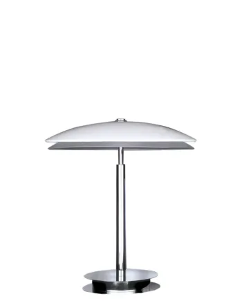 Tris Bordlampe Fontana Arte 1954 Hvid Krom