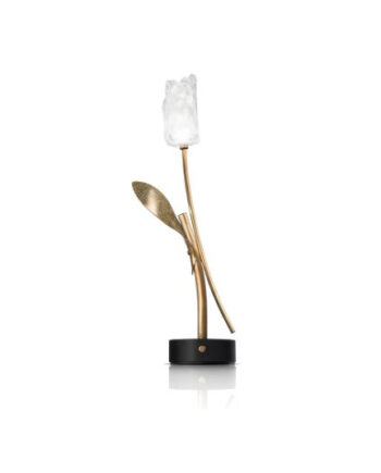 Tulip Bordlampe Fra Slamp Sort Guld