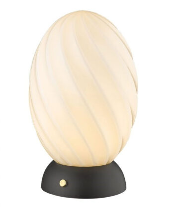 Twist Oval Bordlampe Fra Halo Design Sort