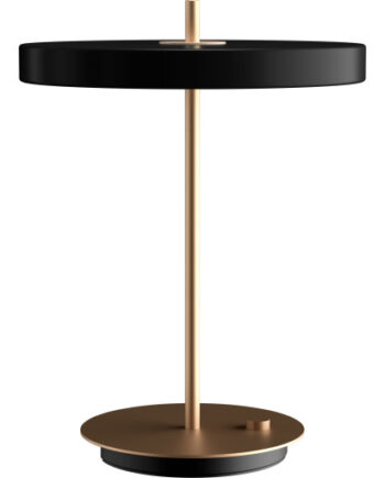 Umage Asteria Bordlampe Med Usb Sort