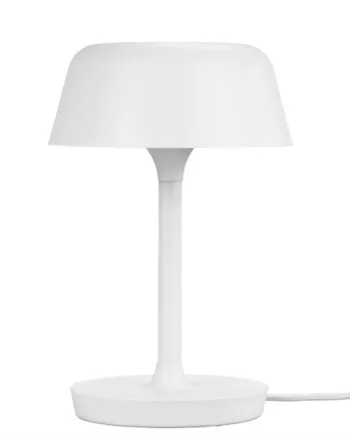 Valencia Bordlampe Hvid