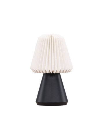Venture Design Fjallen Bordlampe Hvid Papir Sort Stål