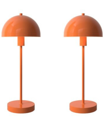 Vienda 2stk Mandarin Længe Lager Haves Bordlampe Herstal