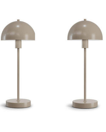 Vienda Stk Grå Bordlampe Herstal