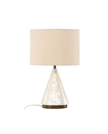Vind Collection Dons Bordlampe Lysegrå Capiz