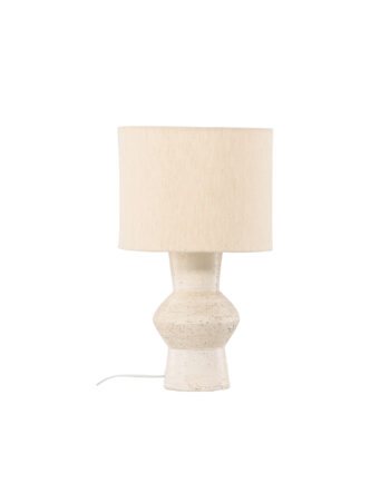 Vind Collection Valn Bordlampe Elfenben Jute Terracotta