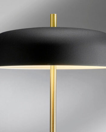 Vintage Bordlampe Lupia Sort