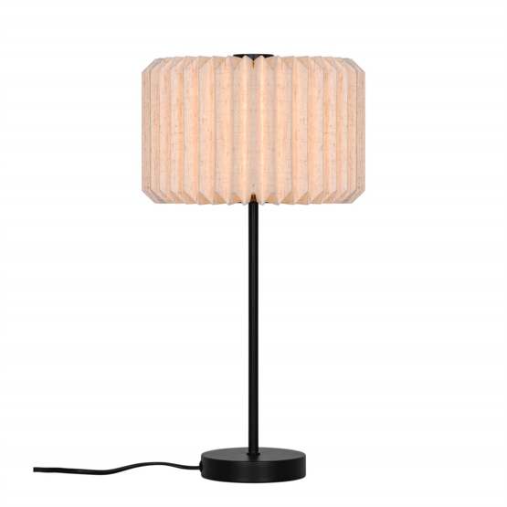 Vivienne Bordlampe Natur Sort