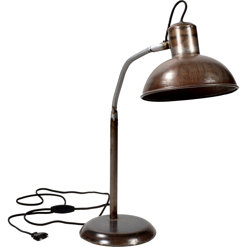 Walentin Bordlampe Med Unik Finish Klarlak
