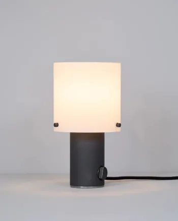 Walter Bordlampe Original Btc Walter Opal Glas Weathered Bronze