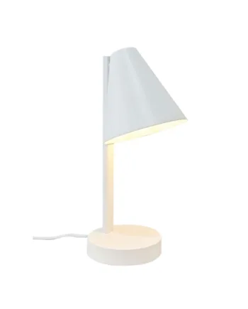 Wilmer Bordlampe Usb Hvid