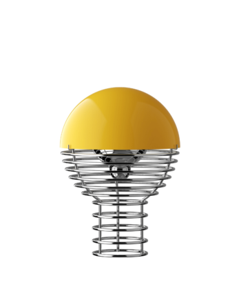 Wire Portable Bordlampe Gul Verpan