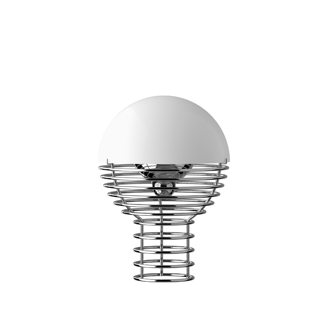 Wire Portable Bordlampe Hvid Verpan