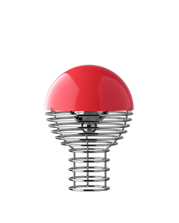 Wire Portable Bordlampe Rød Verpan