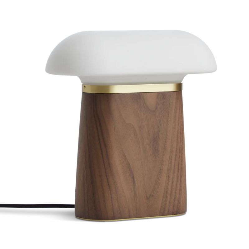 Woud Bordlampe Valnøddetræ 27x13x27