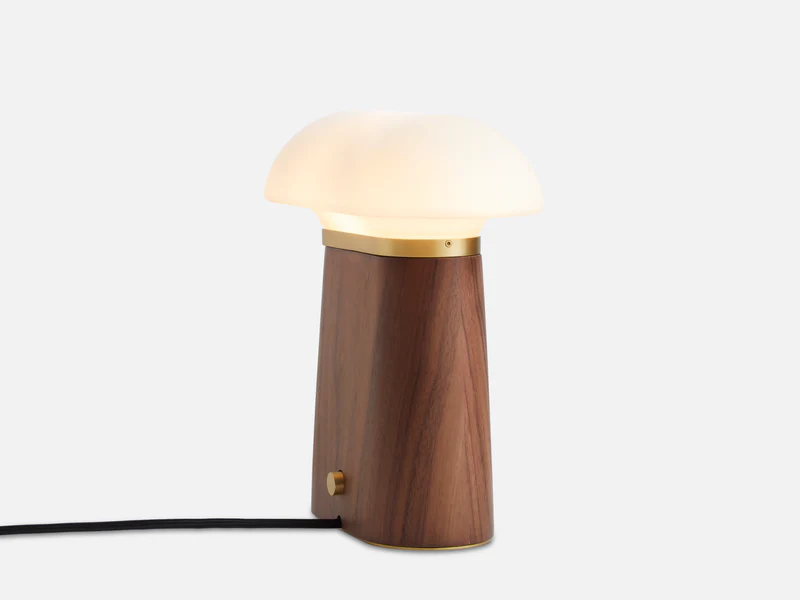 Woud Nova Bordlampe Valnød
