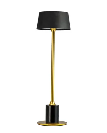 Yoyo Batterilampe Bordlampe Sort Messing