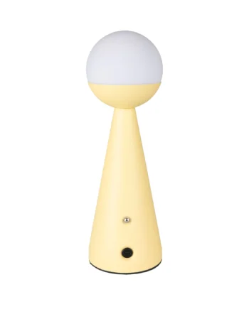 Zuiver Bello Bordlampe Dæmpbar Genopladelig Citron Gul Stål