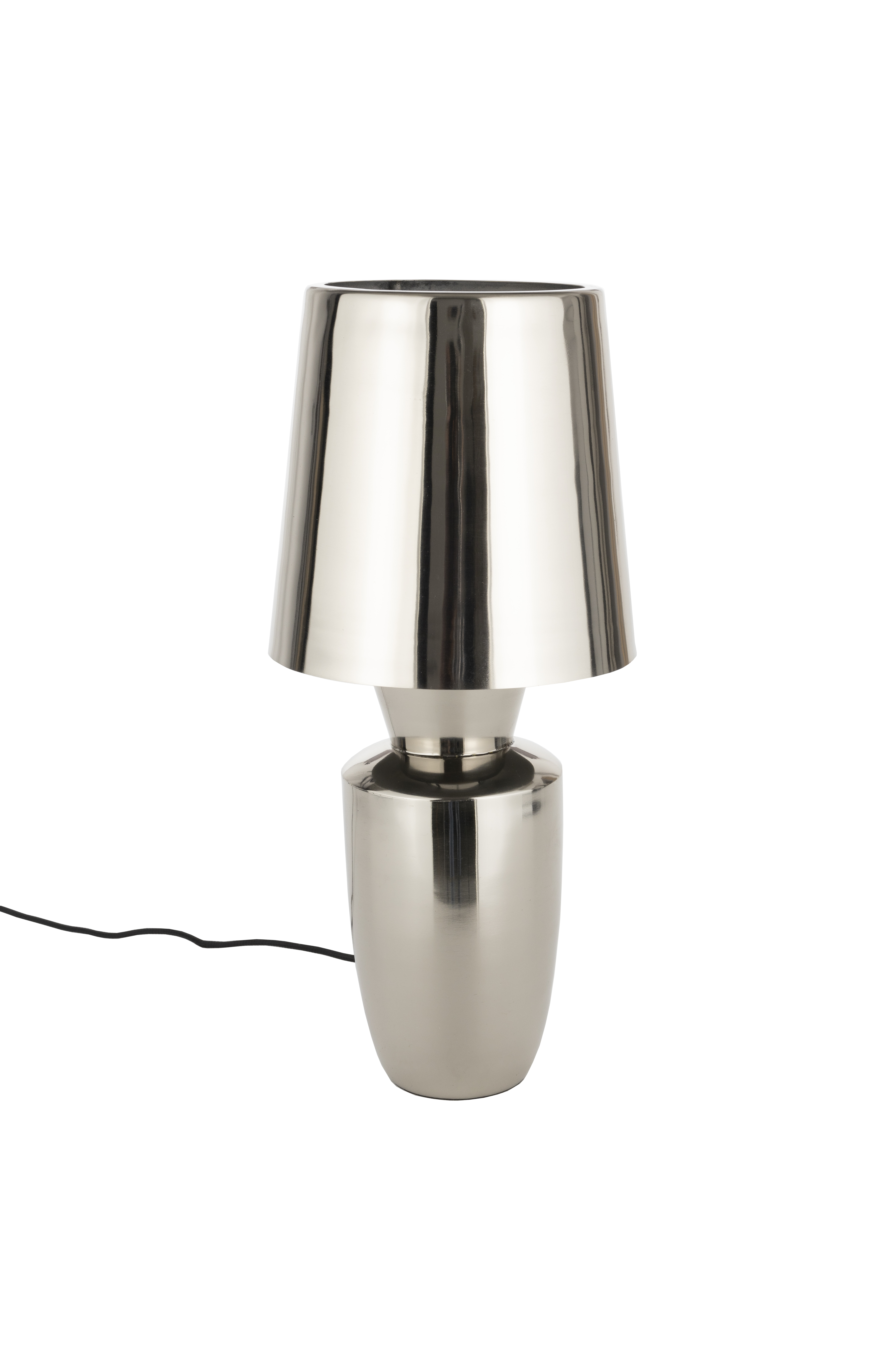 Zuiver Classy Bordlampe Skinnende Sølv Aluminium