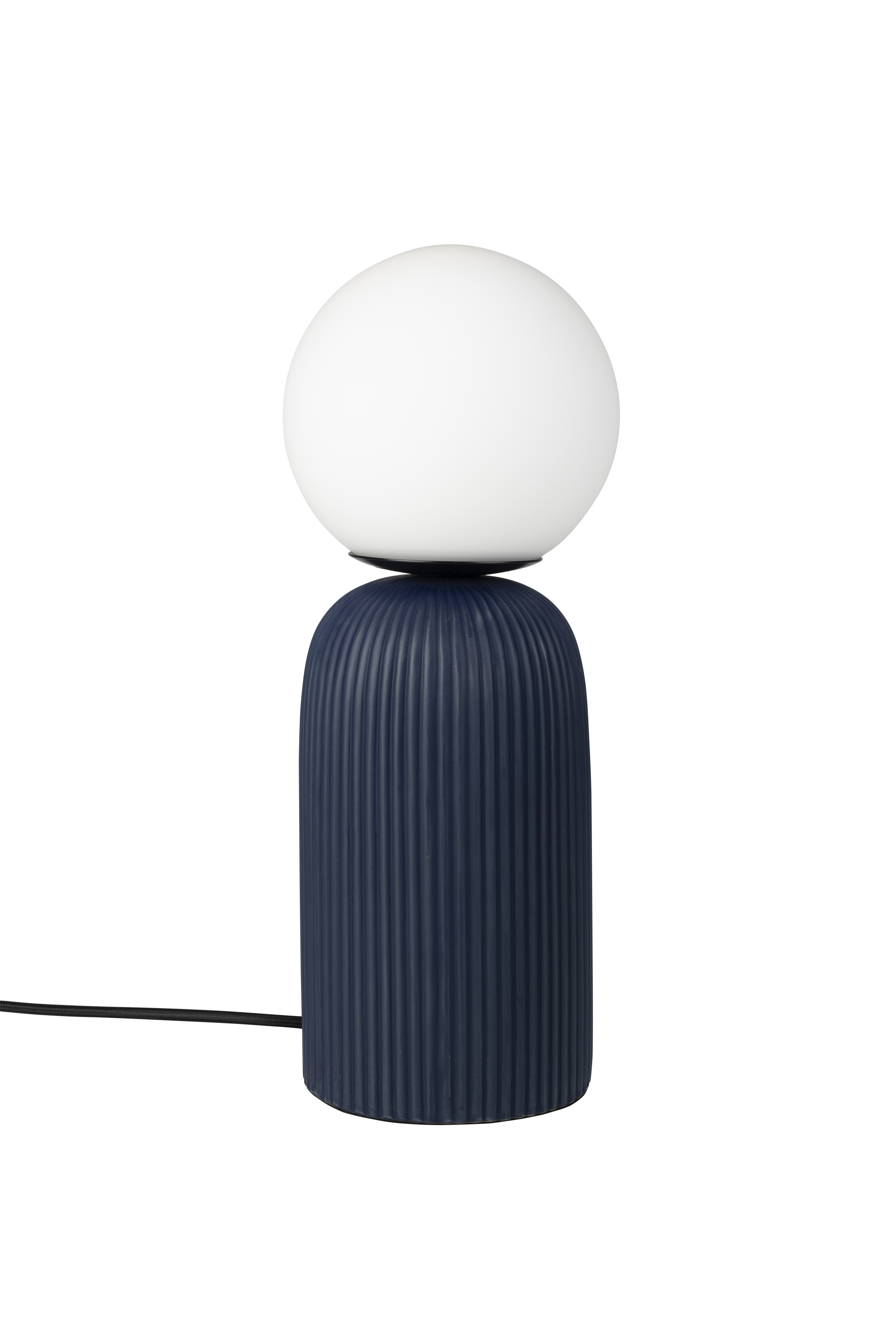 Zuiver Dash Bordlampe Opal Glas Royal Blå Keramik