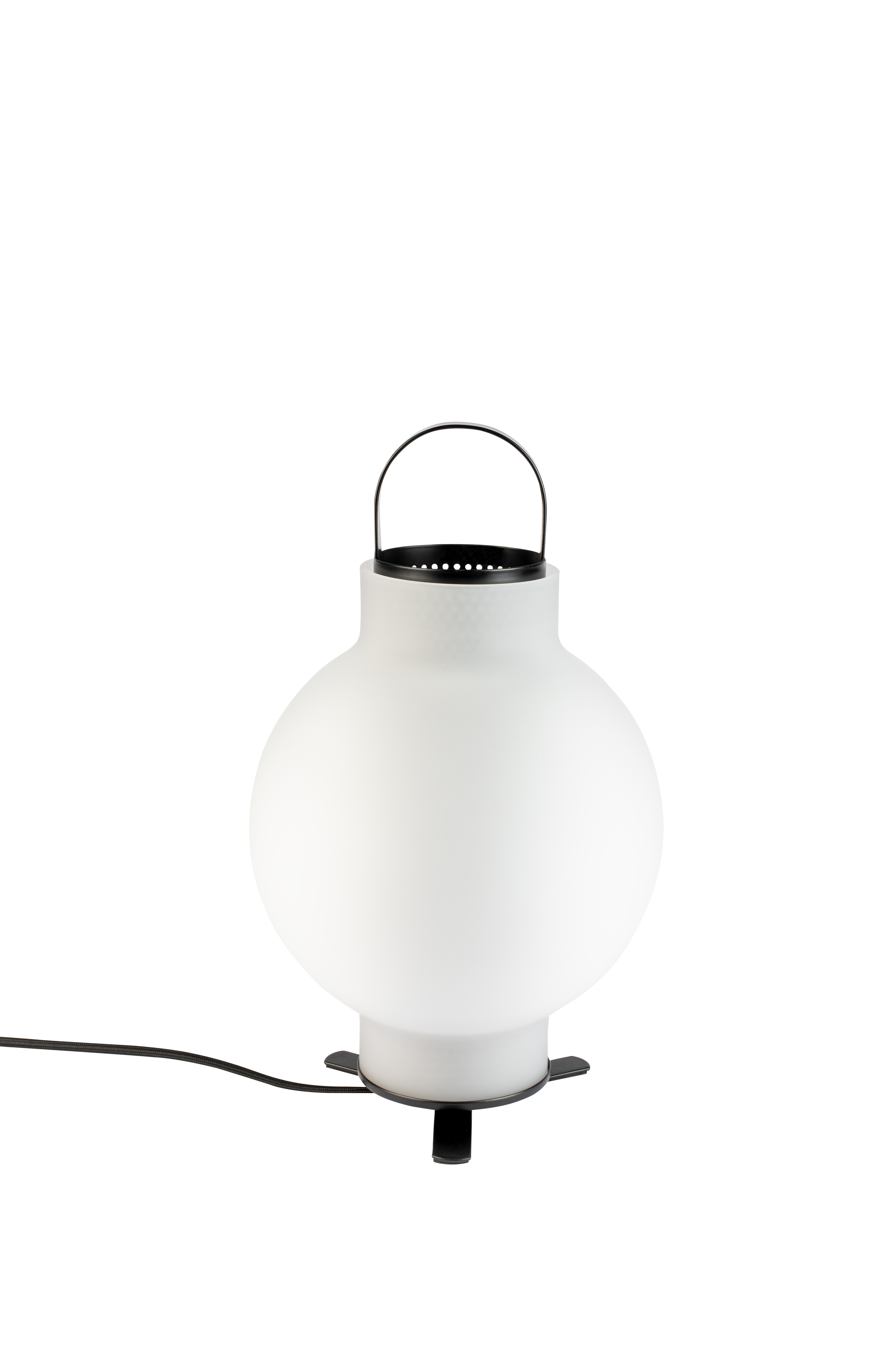 Zuiver Nomad Bordlampe Hvid Glas Jern