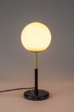 Zuiver Orion Bordlampe Opal Glas Sort Marmor
