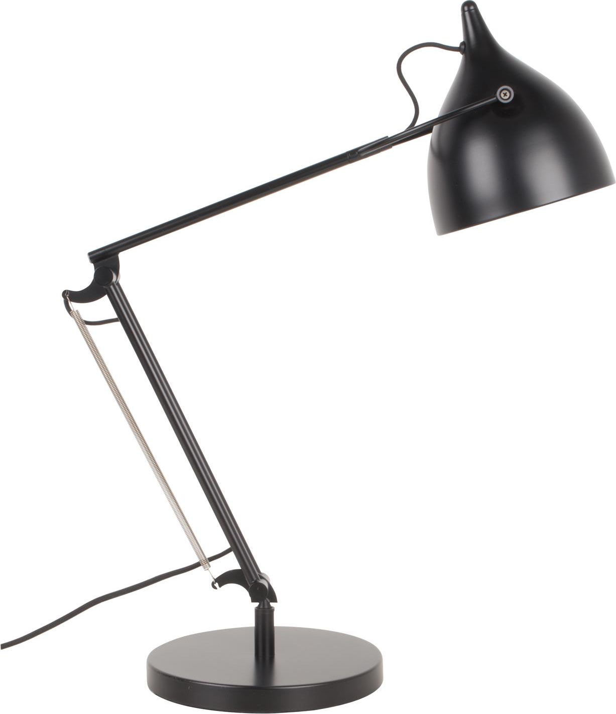 Zuiver Reader Bordlampe Askegrå Metal Med Justerbar Højde Vipbar Skærm