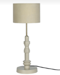 Zuiver Totem Bordlampe Beige Aluminium