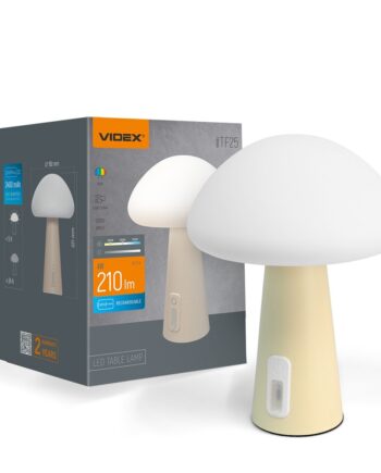 Genopladelig Mushroom Led Bordlampe Rgb  3000k Kold Hvid Transportabel Dæmpbar : Dæmper Indbygget Kulør : Varm