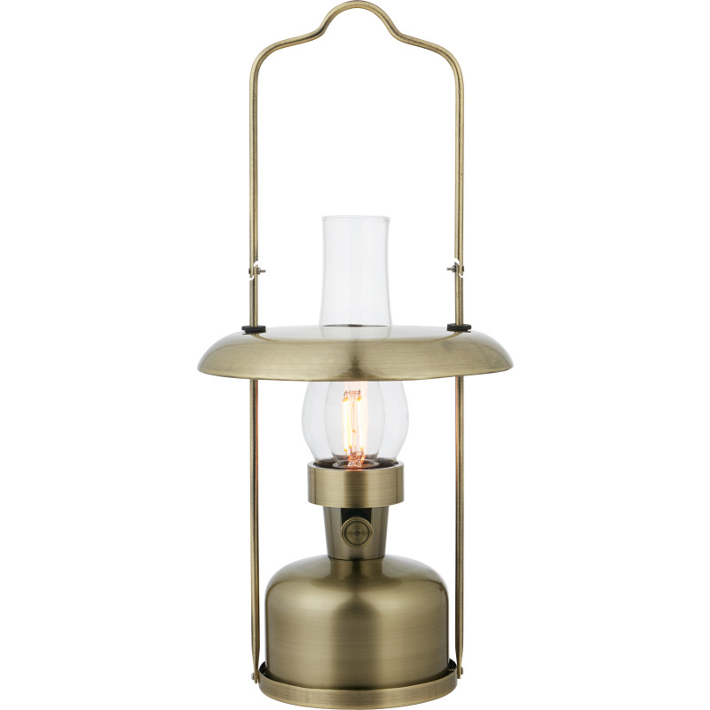 Marksljd Fanos Genopladelig Bordlampe Messing