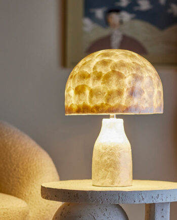 Adria Bordlampe Natur Mother Pearl