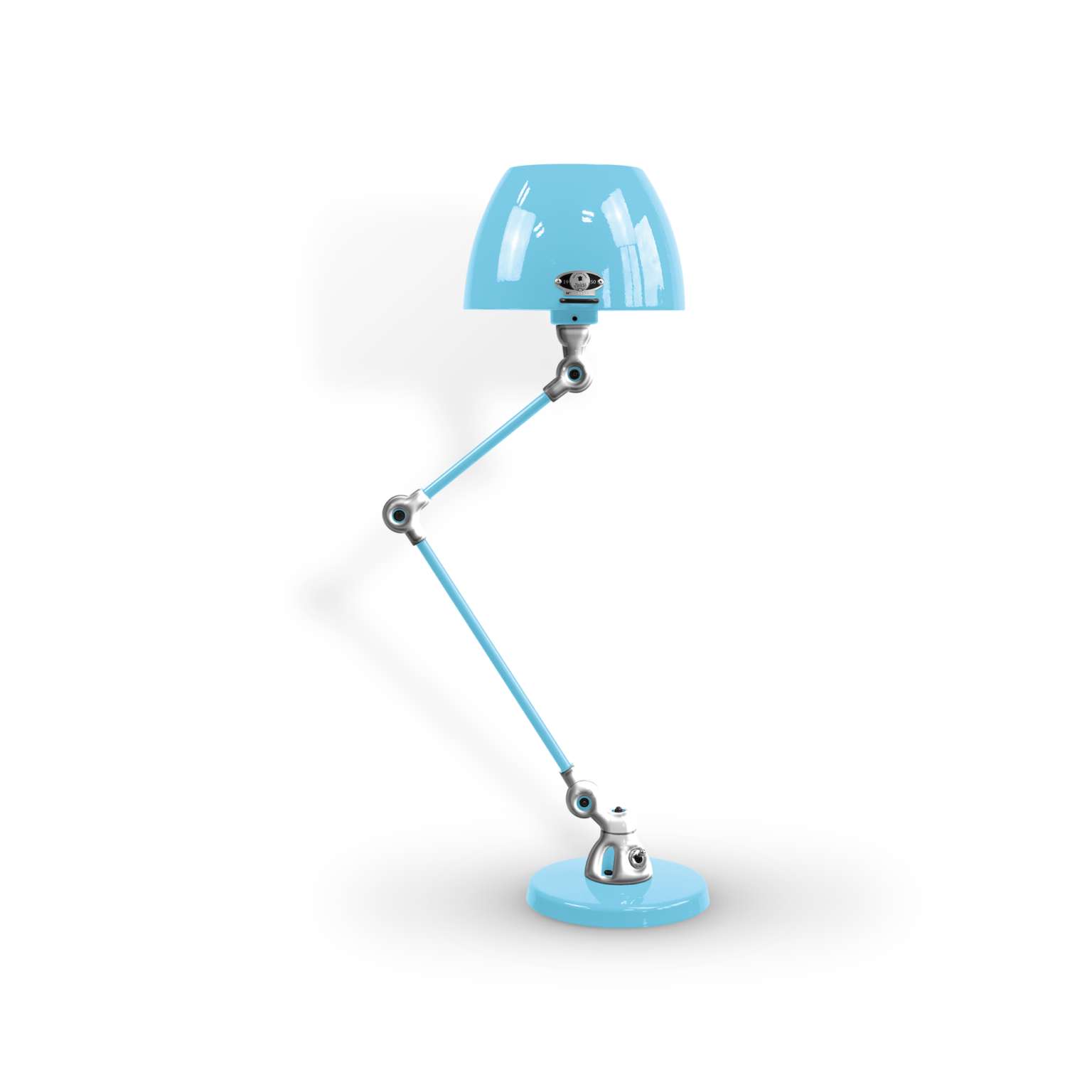 Aicler Aic373 Bordlampe Fra Jield Pastel Blue Poleret Blank