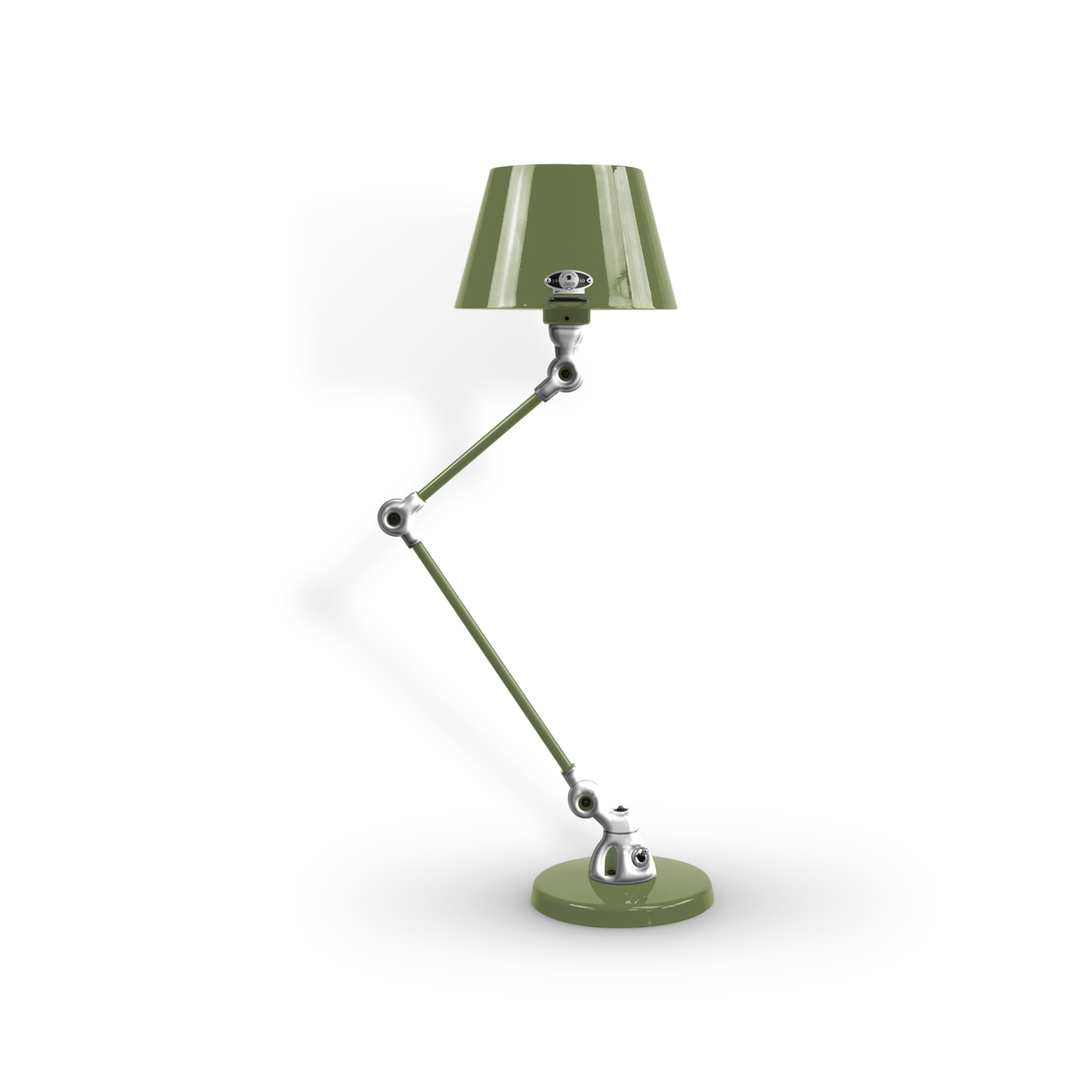 Aicler Aid373 Bordlampe Fra Jield Olive Green Poleret Blank