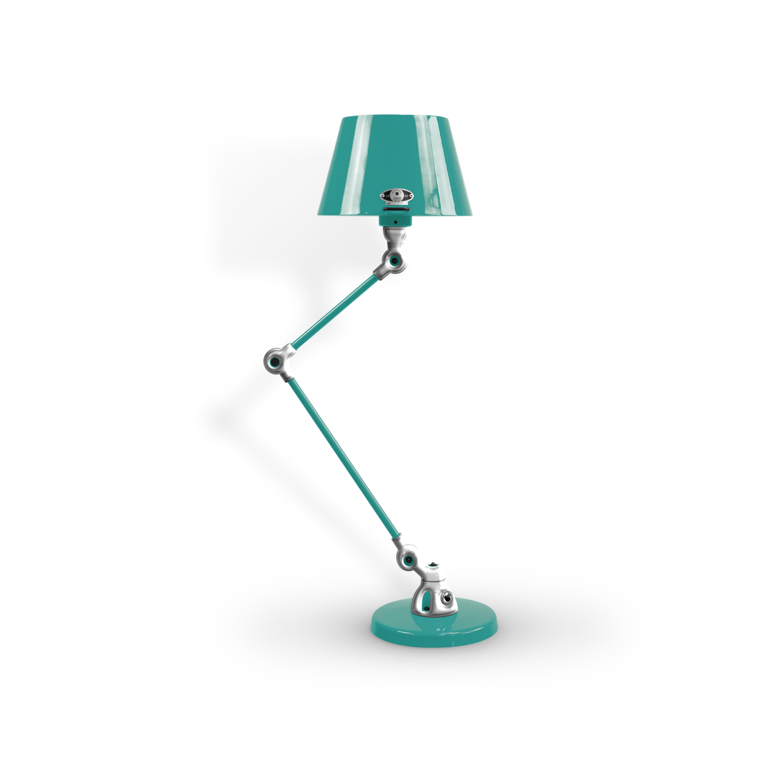 Aicler Aid373 Bordlampe Fra Jield Water Blue Poleret Blank