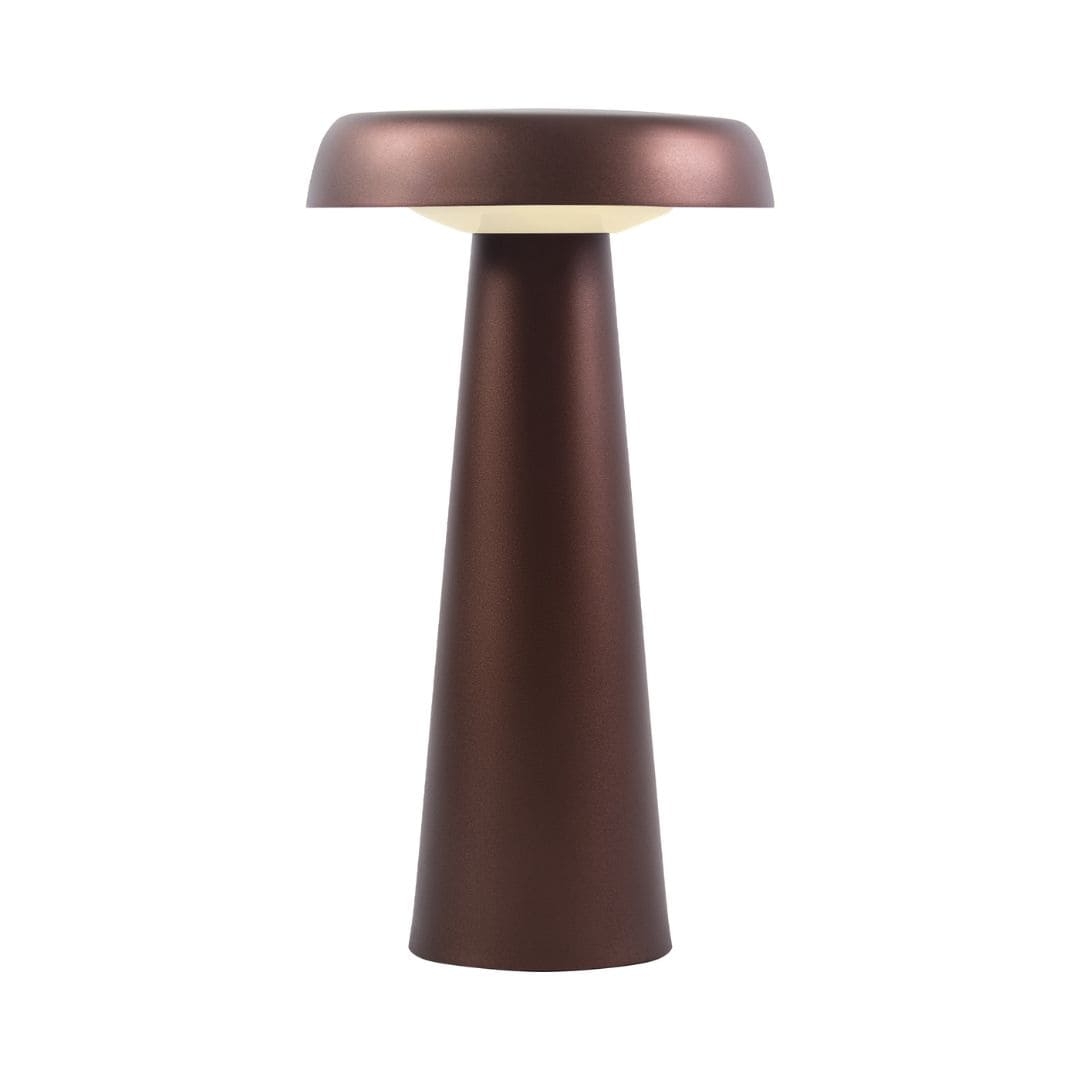 Arcello Bærbar Bordlampe Bruneret Messing Design For The People