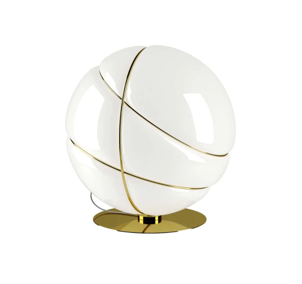 Armilla Bordlampe Fra Fabbian Guld
