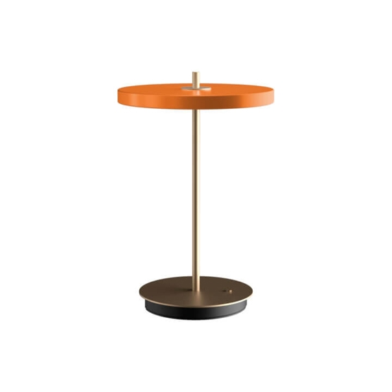 Asteria Move Batteri Bordlampe Orange Messing