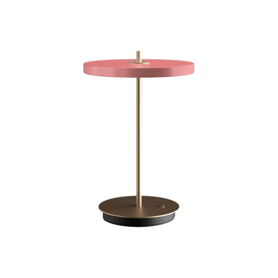 Asteria Move Batteri Bordlampe Rose Messing