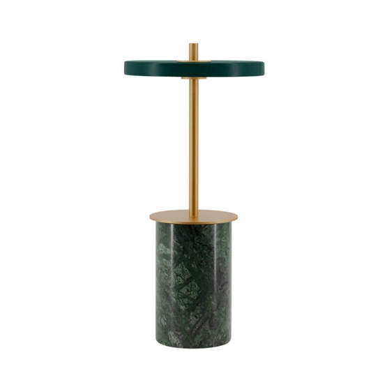 Asteria Move Mini Batteri Bordlampe Grøn Marmor