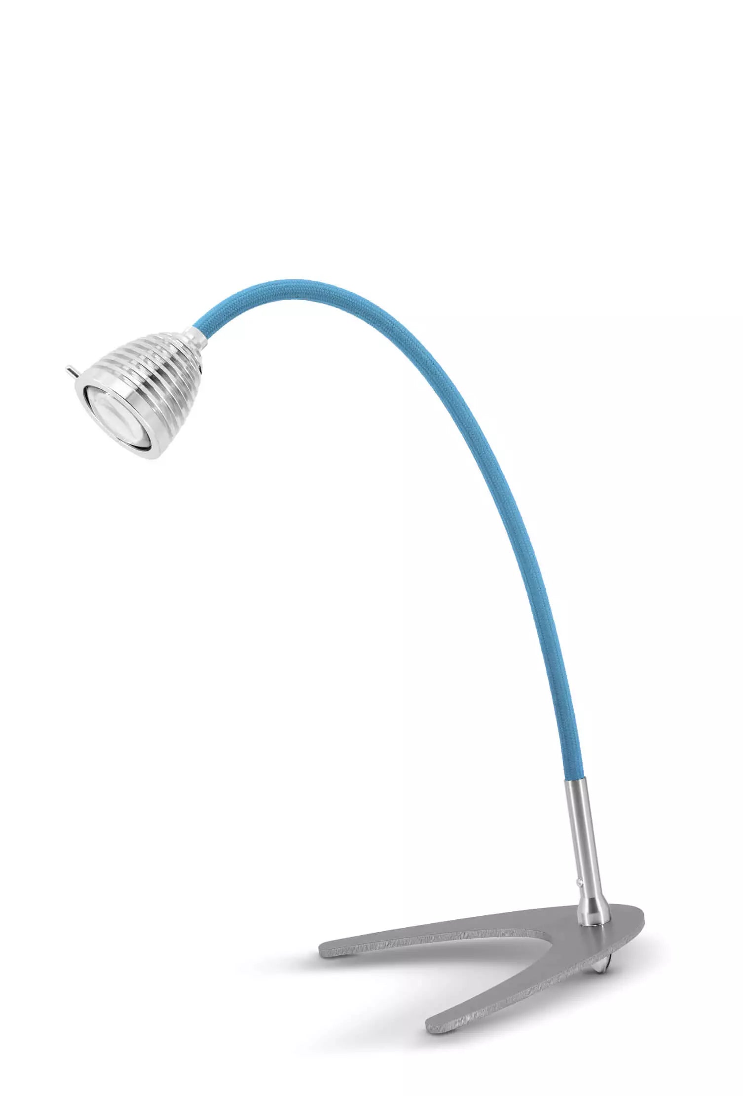 Athene Bordlampe Less More Aluminium Blå
