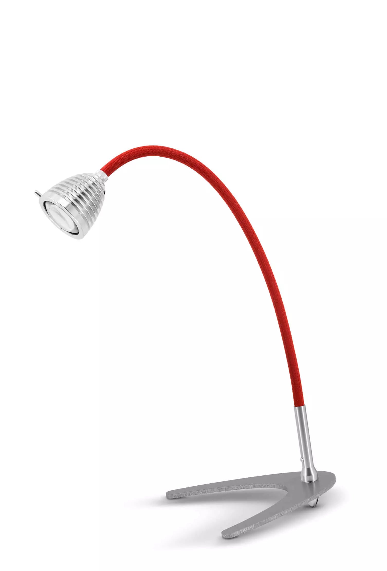Athene Bordlampe Less More Aluminium Rød