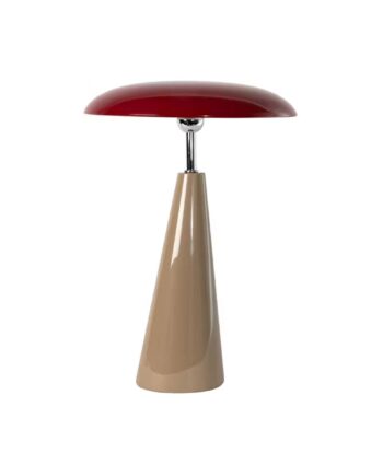 Audrey Bordlampe Led Mocha Fod Mocha Skærm