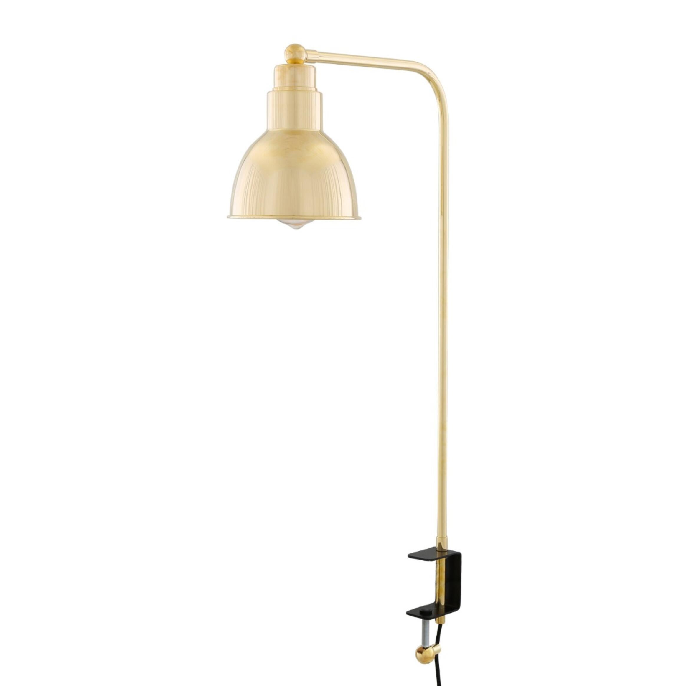 Baku Bordlampe Mullan Poleret Messing