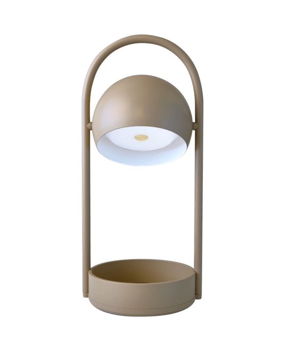 Ball Portable Batterilampe Bordlampe Sand Grey