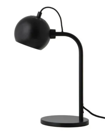 Ball Single Bordlampe Mat Sort